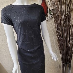 Sequenced Black Skirt Set